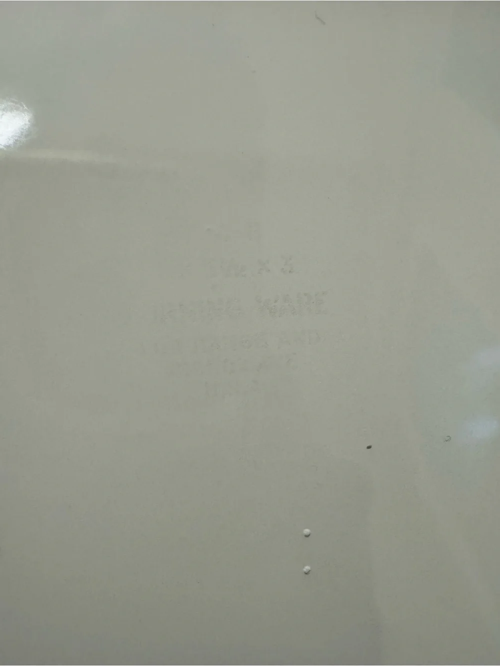 Corning Ware Vintage White Ceramic Baking Dish with Blue Floral Design